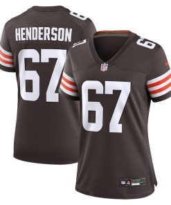 LaDarius Henderson Cleveland Browns Nike Women's Team Game Jersey -  Brown