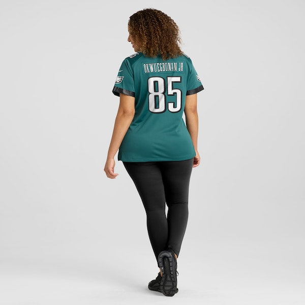 Albert Okwuegbunam Jr. Philadelphia Eagles Nike Women's Team Game Jersey - Midnight Green - Image 7