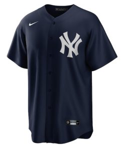 Alternative view of New York Yankees Nike Big & Tall Alternate Replica Team Jersey - Navy