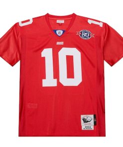 Alternative view of Eli Manning New York Giants 2004  Authentic Throwback Retired Player Jersey - Red