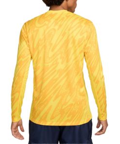 Alternative view of France National Team Nike 2024 Goalkeeper Replica Stadium Long Sleeve Jersey - Yellow