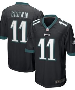 A.J. Brown Philadelphia Eagles Nike Game Jersey - Black