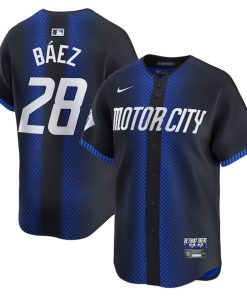 Javier Baez Detroit Tigers Nike 2024 City Connect Limited Jersey - Navy