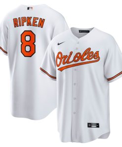 Cal Ripken Jr. Baltimore Orioles Nike Throwback Replica Player Jersey - White