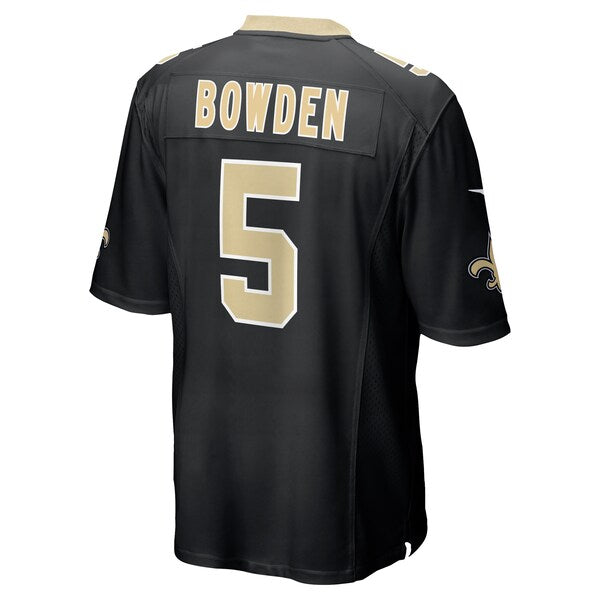 Lynn Bowden Jr. New Orleans Saints Nike Team Game Jersey - Black - Image 3