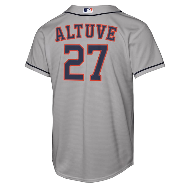 Jose Altuve Houston Astros Nike Youth Road Replica Jersey - Gray - Image 3