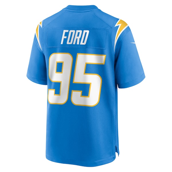 Poona Ford Los Angeles Chargers Nike Game Jersey - Powder Blue - Image 3