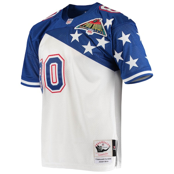 Jerry Rice NFC 1994 Pro Bowl Authentic Jersey - White/Blue - Image 2