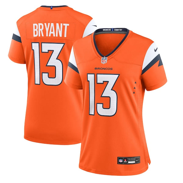 Pat Bryant Denver Broncos Nike Women's Team Game Jersey - Orange