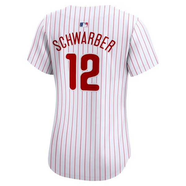 Kyle Schwarber Philadelphia Phillies Nike Women's Home Limited Player Jersey - White - Image 3
