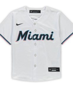 Miami Marlins Preschool Home Replica Jersey - White