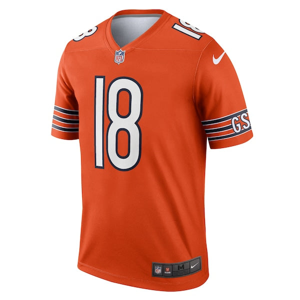 Caleb Williams Chicago Bears Nike Alternate Legend Player Performance Top - Orange/Navy - Image 3
