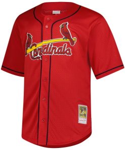 Alternative view of Mark McGwire St. Louis Cardinals Profile Cooperstown Collection Baseball Jersey - Red