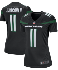 Jermaine Johnson II New York Jets Nike Women's Alternate Game Jersey - Stealth Black