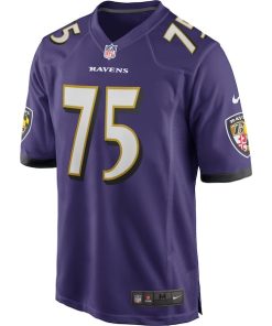 Alternative view of Jonathan Ogden Baltimore Ravens Nike Game Retired Player Jersey - Purple