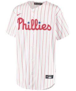 Alternative view of J.T. Realmuto Philadelphia Phillies Nike Youth Alternate Replica Player Jersey - White