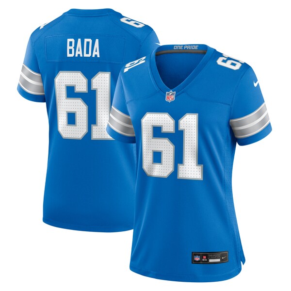 David Bada Detroit Lions Nike Women's Team Game Jersey - Blue - Image 2
