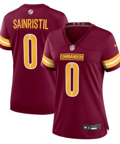 Mike Sainristil Washington Commanders Nike Women's  Game Jersey -  Burgundy