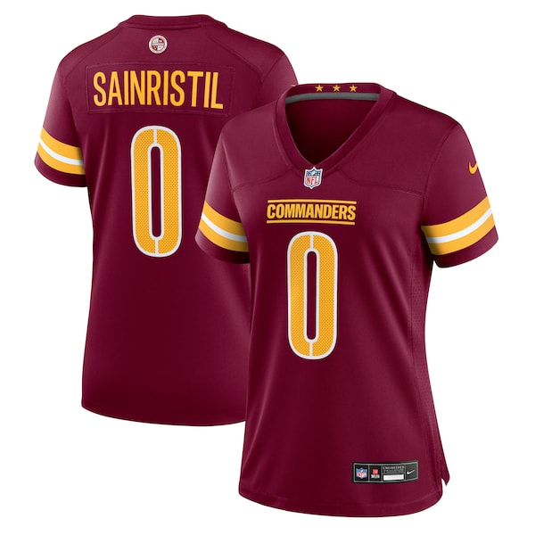 Mike Sainristil Washington Commanders Nike Women's Game Jersey - Burgundy
