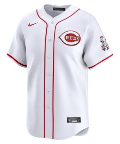 Alternative view of Cincinnati Reds Nike Home Limited Jersey - White