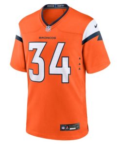 Alternative view of JL Skinner Denver Broncos Nike Team Game Jersey -  Orange