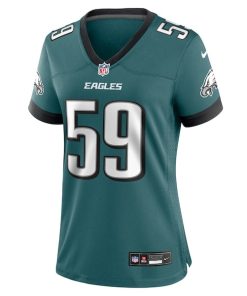 Alternative view of Thomas Booker IV Philadelphia Eagles Nike Women's Team Game Jersey - Midnight Green