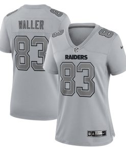 Darren Waller Las Vegas Raiders Nike Women's Atmosphere Fashion Game Jersey - Gray