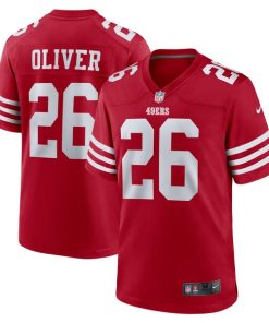 Isaiah Oliver San Francisco 49ers Nike  Game Jersey -  Scarlet