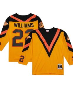 Dave Williams Vancouver Canucks Men's 1981/82 Blue Line Player Jersey - Yellow
