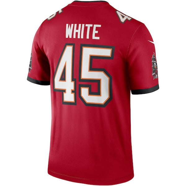 Devin White Tampa Bay Buccaneers Nike Legend Jersey - Red/Pewter - Image 4