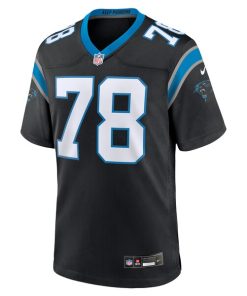 Alternative view of Jayden Peevy Carolina Panthers Nike  Game Jersey -  Black