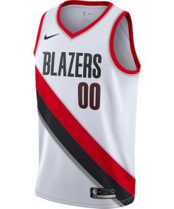Alternative view of Portland Trail Blazers Nike 2020/21 Swingman Custom Jersey - Association Edition - White