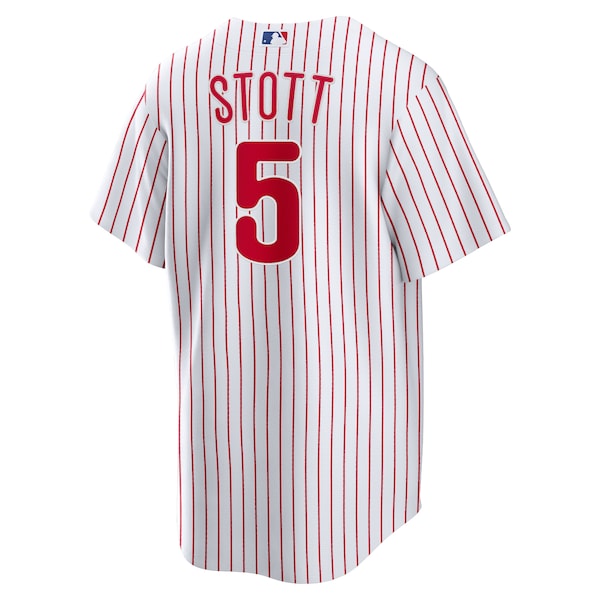 Bryson Stott Philadelphia Phillies Nike Replica Player Jersey - White - Image 4