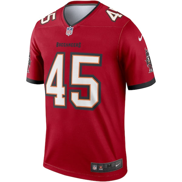 Devin White Tampa Bay Buccaneers Nike Legend Jersey - Red/Pewter - Image 3