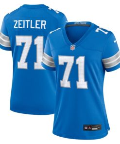 Kevin Zeitler Detroit Lions Nike Women's Game Jersey -  Blue