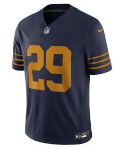 Alternative view of Xavier McKinney Green Bay Packers Nike The 1923 Classic Vapor F.U.S.E. Limited Jersey - Navy