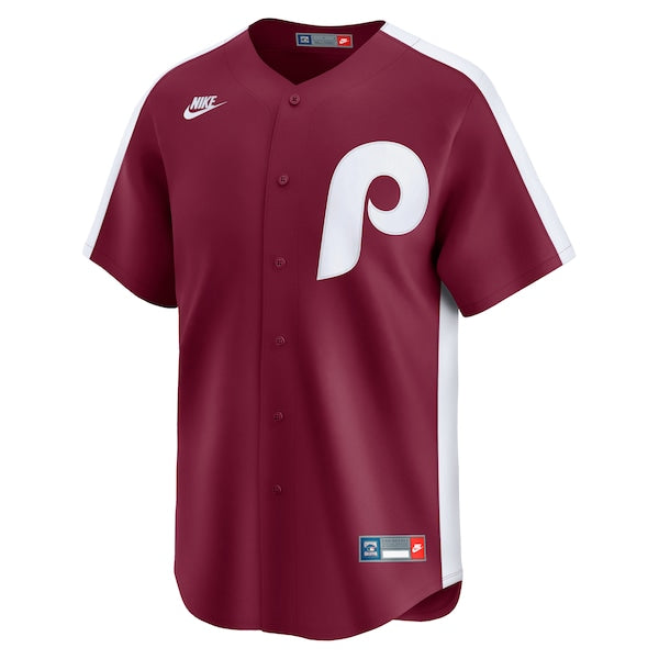 Philadelphia Phillies Nike Cooperstown Collection Limited Jersey - Burgundy - Image 2