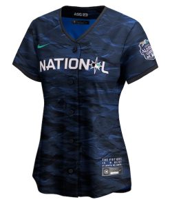 Alternative view of National League Nike Women's 2023 MLB All-Star Game Limited Jersey - Royal