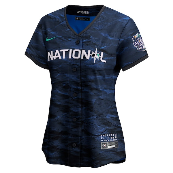 National League Nike Women's 2023 MLB All-Star Game Limited Jersey - Royal - Image 2
