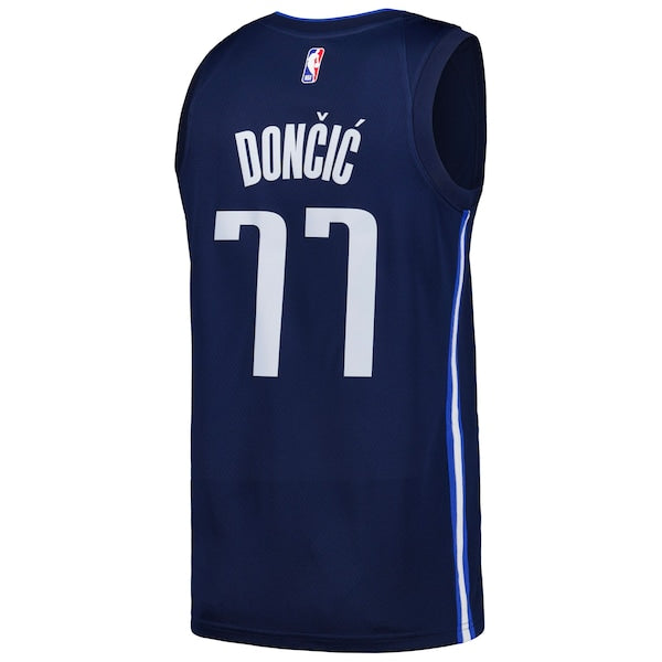 Luka Don?i? Dallas Mavericks Jordan Brand Swingman Player Jersey - Statement Edition - Navy - Image 3