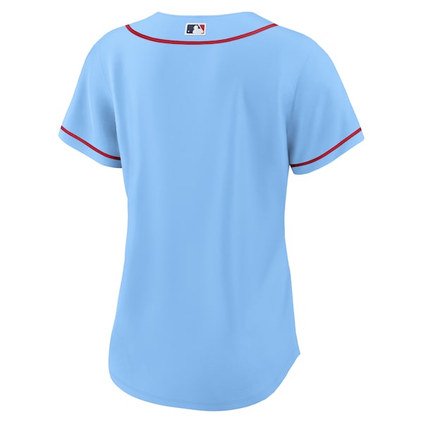 St. Louis Cardinals Nike Women's Alternate Replica Team Jersey - Light Blue - Image 3