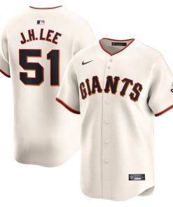 Alternative view of Jung Hoo Lee San Francisco Giants Nike Home Limited Player Jersey - Cream/Black