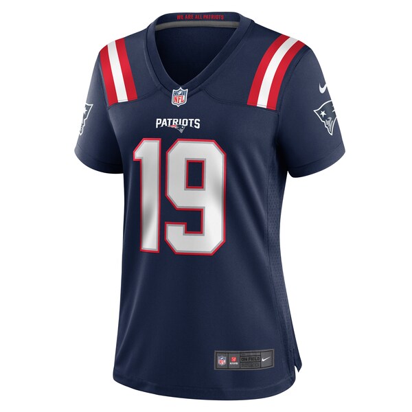 Joe Milton III New England Patriots Nike Women's Game Jersey - Navy - Image 3