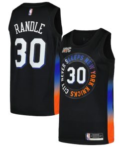 Julius Randle New York Knicks Nike Swingman Player Jersey - City Edition - Black