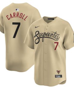 Corbin Carroll  Arizona Diamondbacks Nike City Connect Limited Player Jersey - Sand