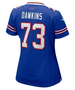 Alternative view of Dion Dawkins Buffalo Bills Nike Women's Game Jersey - Royal