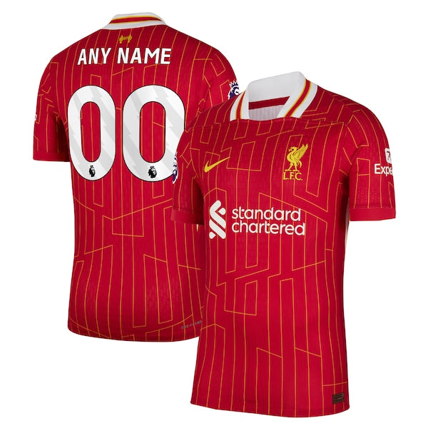 Liverpool Nike 2024/25 Home Custom Authentic Jersey - Red - Image 2