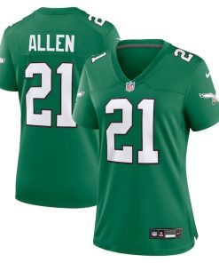 Eric Allen Philadelphia Eagles Nike Women's Alternate Game Jersey - Kelly Green