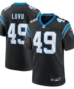 Frankie Luvu Carolina Panthers Nike Team Game Jersey - Black