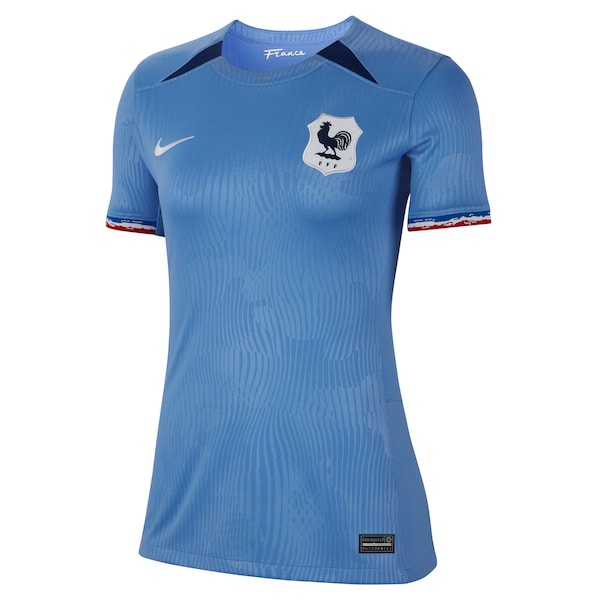 France Women's National Team Nike Women's 2023 Home Stadium Replica Jersey - Blue - Image 2